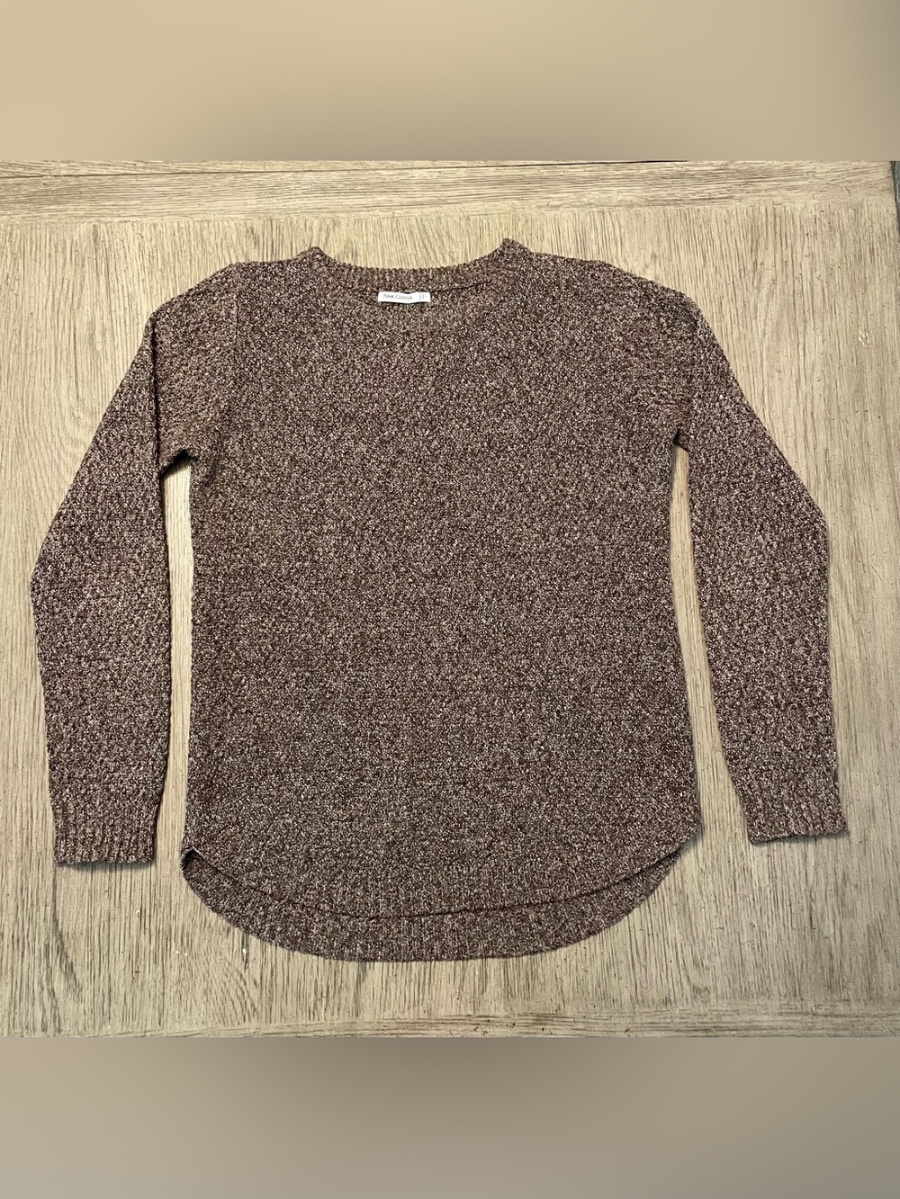 Pink Clover women’s sweater, small, teddy bear brown, like new!